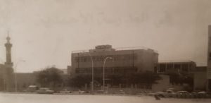 مبنى مدرسة الأحمدية في الحي القبلي سنة 1973 م
