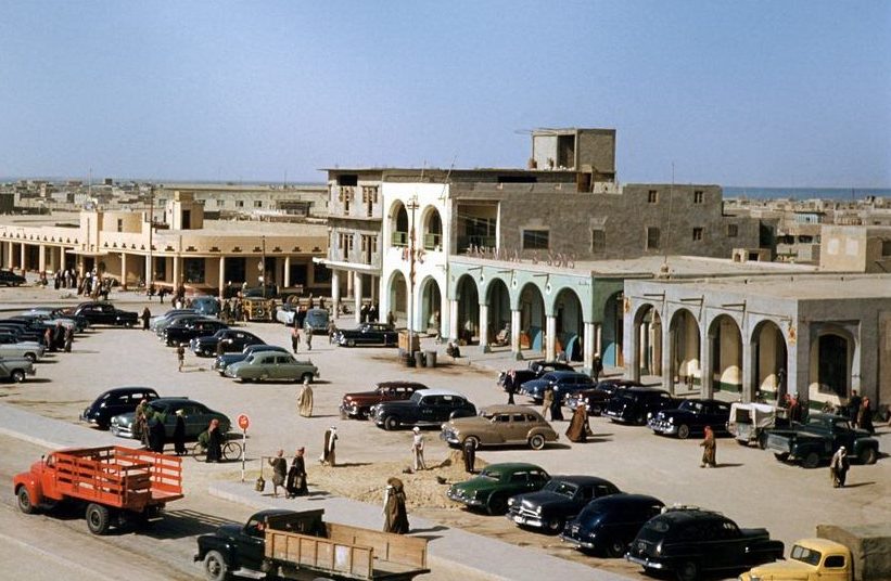ساحة الصفاة في مدينة الكويت في ستينيات القرن العشرين