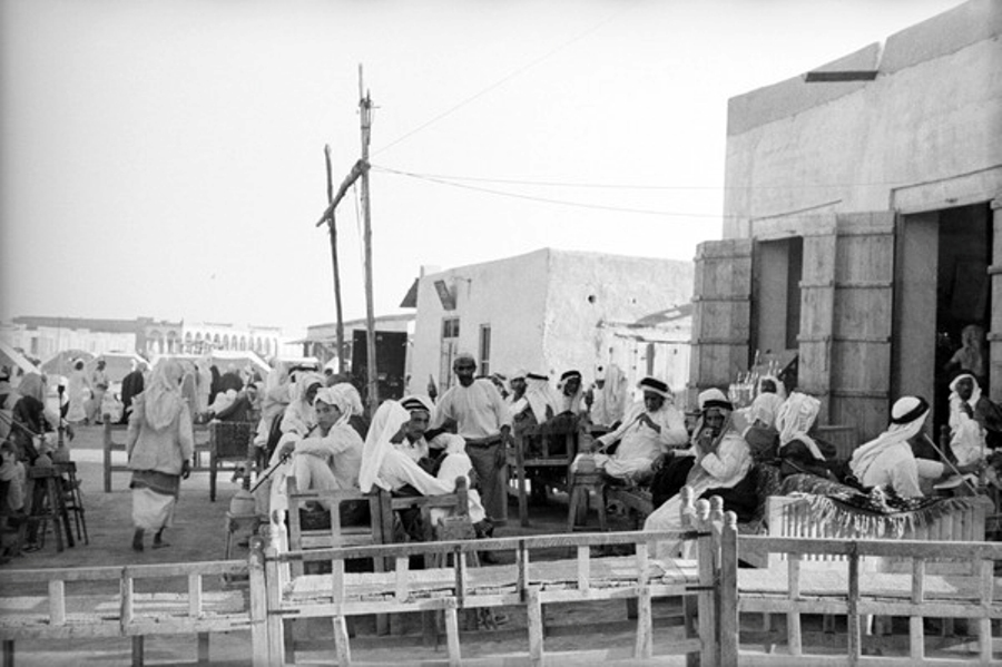 مقهى شعبي في مدينة الكويت القديمة