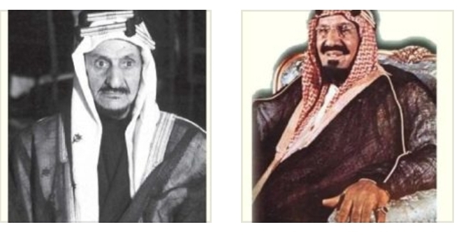 الملك عبدالعزيز بن سعود - فوزان بن سابق - يرحمهما الله