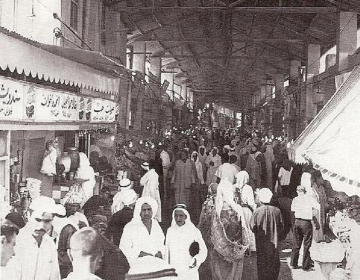 سوق بن دعيج كما بدا في الماضي 