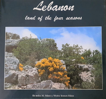 كتاب لبنان أرض الطبيعة الأربعة لمؤلفه كل من رتشارد . م .هابر و ميرنا سيمان هابر