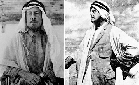 الرحالة البريطاني برترام توماس بالزي العربي 