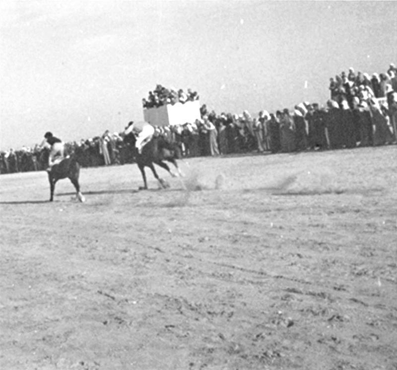 سباق الفروسية في منطقة الجابرية بالكويت عام 1968 ( تاريخ الكويت)