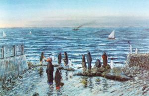 لوحة للفنان ايوب حسين "رحمة الله عليه "