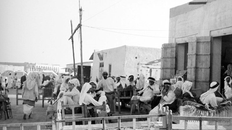 مقهى شعبي في مدينة الكويت القديمة