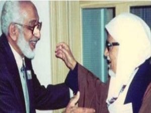 الباحث السعودي حمد الجاسر والعلامة محمود شاكر