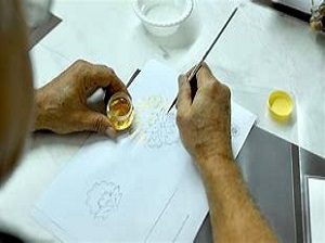 ورشة فن التذهيب والزخرفة