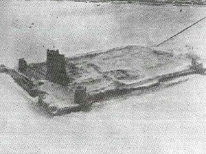 قلعة القرصان الكويتي رحمة بن جابر الجلاهمة في الدمام ، التي قدمت فيما بعد