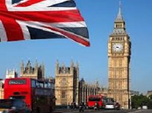 برج ساعة بغ بن في لندن 