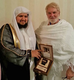 تكريم الداعية صموئيل شروبشاير الأمريكي في السعودية 