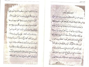 صفحات داخلية لكتاب الطب النبوي مخطوطه لمؤلفه جمال الدين داود بن أبي الفرج الدمشقي الحنبلي