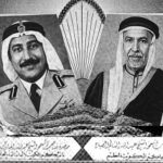 الراحل أمير الكويت الشيخ عبدالله السالم الصباح ونائبه الشيخ عبدالله المبارك الصباح - يرحمهما الله