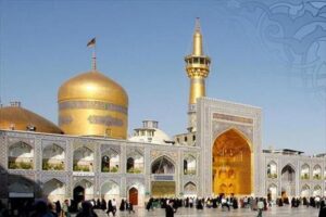 ضريح الخليفة العباسي هارون الرشيد - يرحمه الله - في مشهد بإيران
