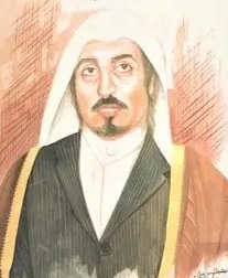 الشاعر النبطي ابن لعبون - من غلاف كتاب "ابن لعبون حياته وشعره - يحيى الربيعان