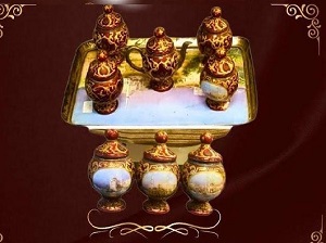 مقتنيات نحاسية من متحف قصر الأمير محمد علي بالقاهرة