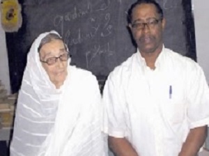 محمد أحمد ياجي وحرمه المسلمة الفرنسية الأصل فيفيان أمينة ياجي